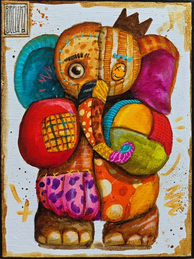 Obraz do salonu artysty Wojciech Brewka pod tytułem Pocket Monster