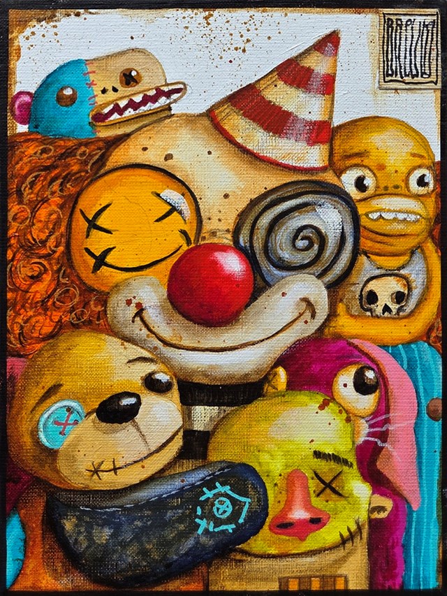 Obraz do salonu artysty Wojciech Brewka pod tytułem Pocket Monster