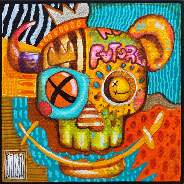 Obraz do salonu artysty Wojciech Brewka pod tytułem Pocket Monster