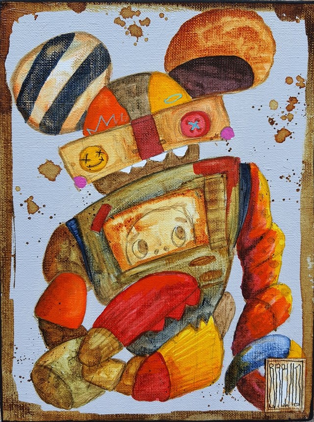 Obraz do salonu artysty Wojciech Brewka pod tytułem Pocket Monster