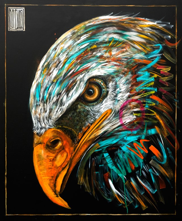 Obraz do salonu artysty Wojciech Brewka pod tytułem Eagle