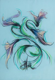 Obraz do salonu artysty Bożena Wahl pod tytułem Kwiaty