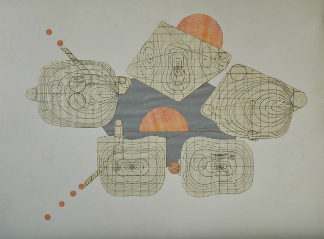 Living room painting by Paweł Janusz Wątroba titled latawiec ABC