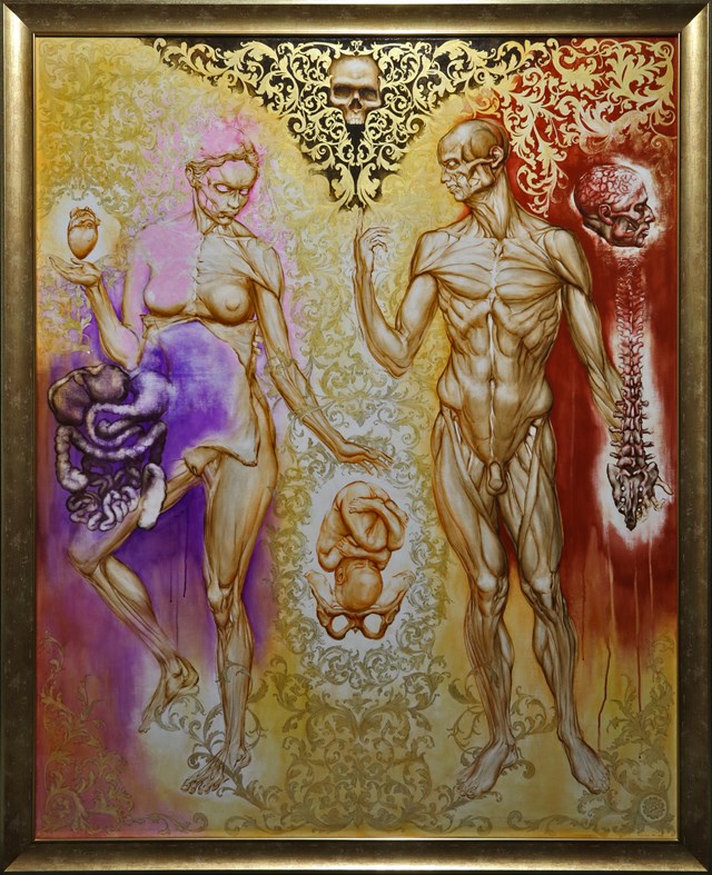 Obraz do salonu artysty Wojciech Pelc pod tytułem Anatomie de lux 2