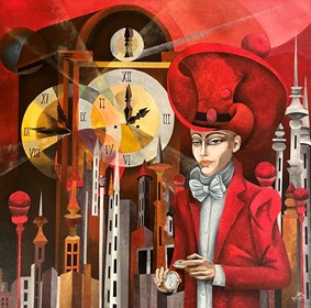 Obraz do salonu artysty Izabela Bajda pod tytułem Zegarmistrz Światła