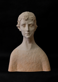 Rzeźba do salonu artysty Zbigniew Szczepańczyk pod tytułem Chłopiec 1