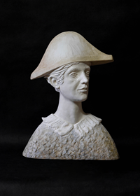 Rzeźba do salonu artysty Zbigniew Szczepańczyk pod tytułem Młodzieniec 3