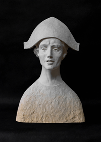 Rzeźba do salonu artysty Zbigniew Szczepańczyk pod tytułem Młodzieniec 2