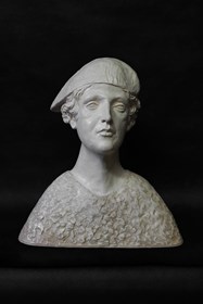 Rzeźba do salonu artysty Zbigniew Szczepańczyk pod tytułem Patrzący w dal