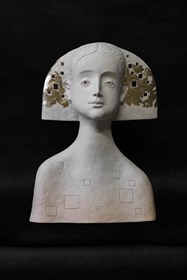 Rzeźba do salonu artysty Zbigniew Szczepańczyk pod tytułem Panna