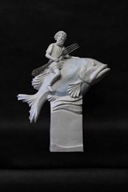 Rzeźba do salonu artysty Zbigniew Szczepańczyk pod tytułem Posejdon