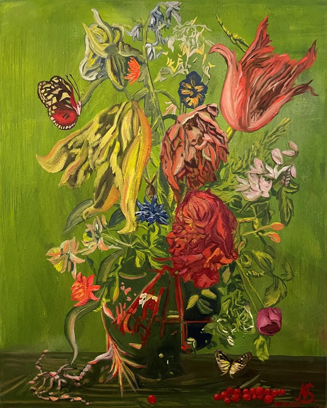 Obraz do salonu artysty Nastazja Staniszewska pod tytułem Flora Botanica VI 
