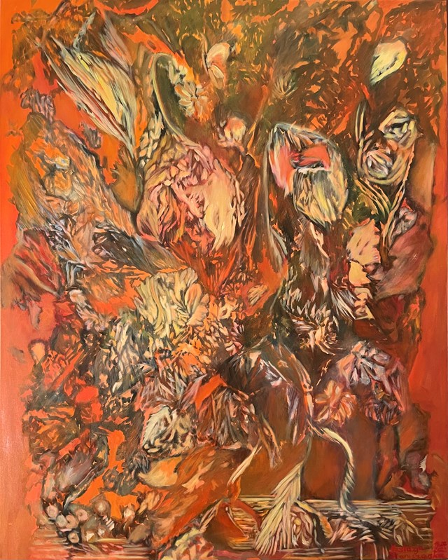 Obraz do salonu artysty Nastazja Staniszewska pod tytułem IN LUMINE SOLI (z łac. W świetle słońca)