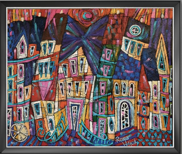 Living room painting by Rozalia Wójcik titled Already tomorrow