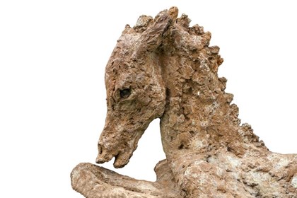 Rzeźba do salonu artysty Anna Dębska pod tytułem Źrebak