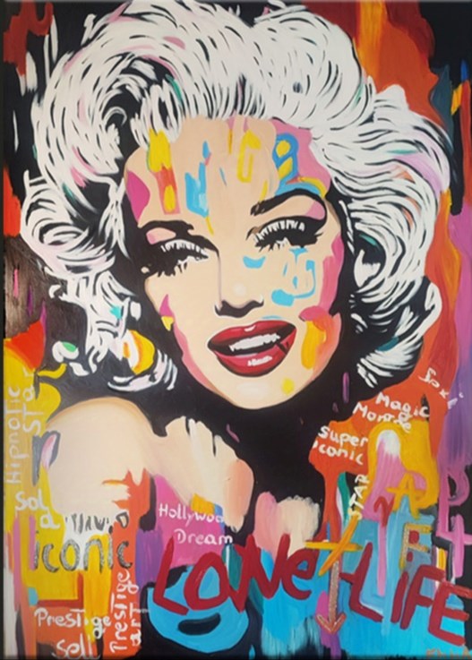 Obraz do salonu artysty Emma Chodorowska pod tytułem ,,Marilyn Monroe,,