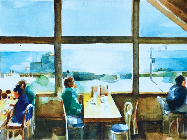 Obraz do salonu artysty Barbara Karpiel pod tytułem Widok na morze