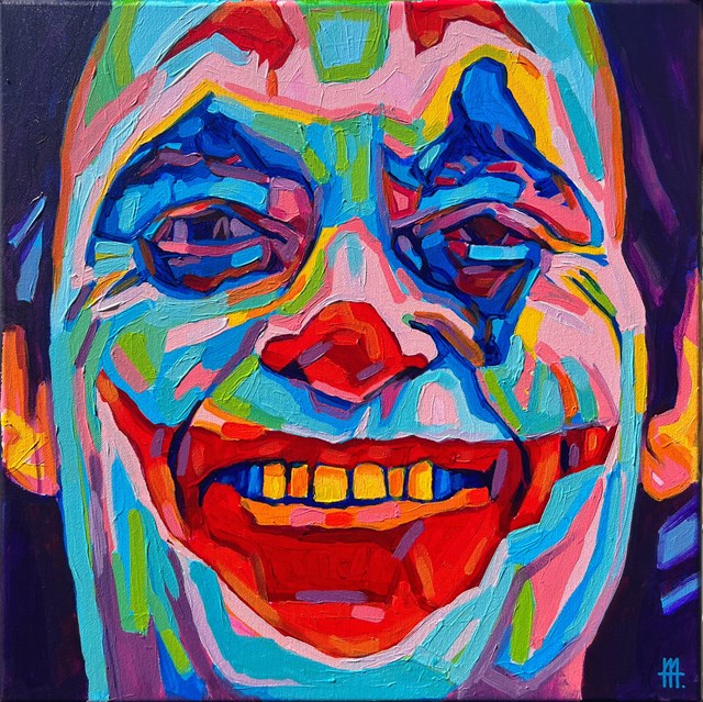 Obraz do salonu artysty Michał Cieślukowski pod tytułem Joker