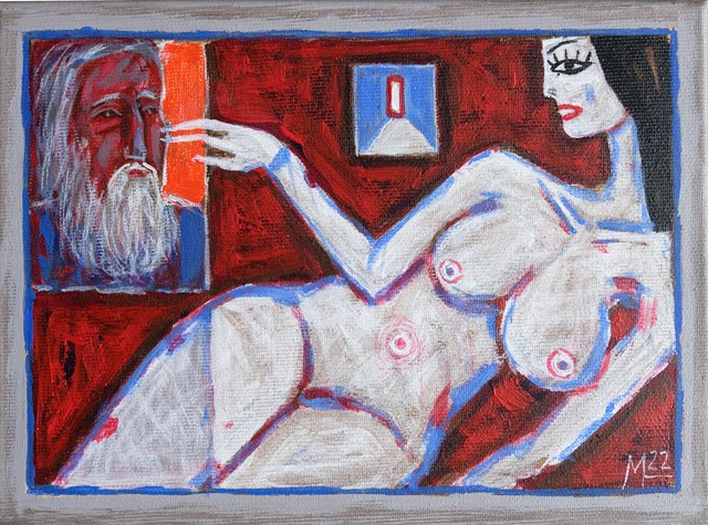 Obraz do salonu artysty Mikołaj Malesza pod tytułem Bez tytułu 41