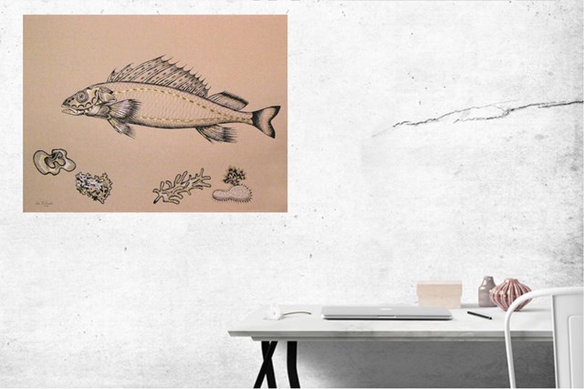 Z serii "Ryby" 5 - wizualizacja pracy autora Lili Fijałkowska