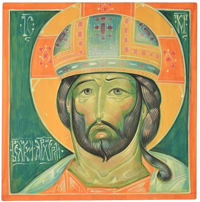 Obraz do salonu artysty Volodymyr Topij pod tytułem Chrystus Arcykapłan