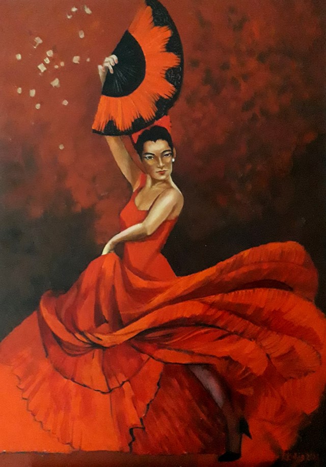 Obraz do salonu artysty Renata Kulig-Radziszewska pod tytułem Bolero