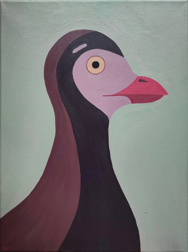Obraz do salonu artysty Nataliia Nikulina pod tytułem skromny ptak