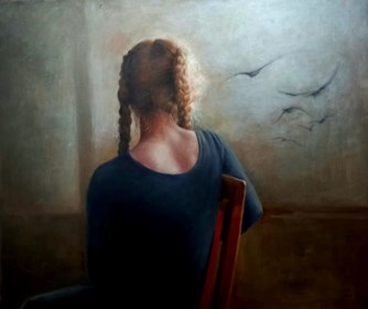 Obraz do salonu artysty Alina Sibera pod tytułem Jesienny smuteczek II