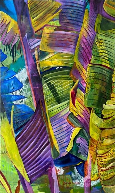 Obraz do salonu artysty Joanna Szumska pod tytułem Kompozycja zielona