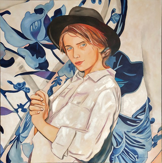 Obraz do salonu artysty Joanna Szumska pod tytułem Biała bluzka