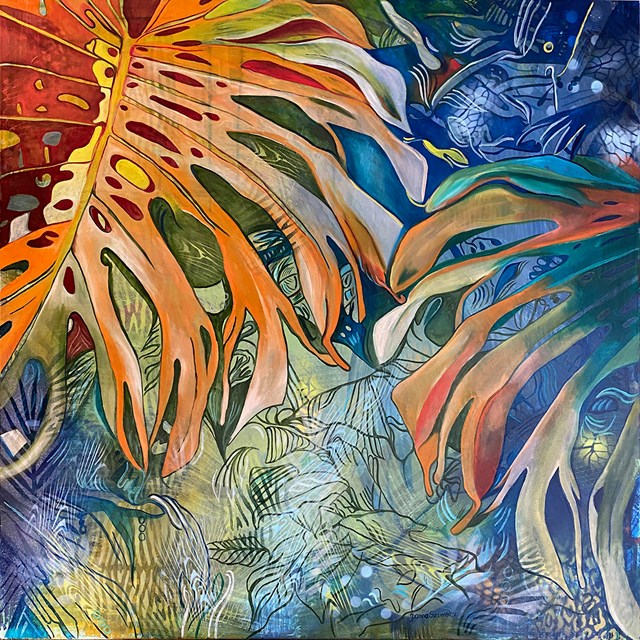 Obraz do salonu artysty Joanna Szumska pod tytułem Tropikalna impresja