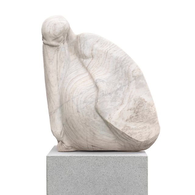 Living room sculpture by Barbara Moderau titled Pelican