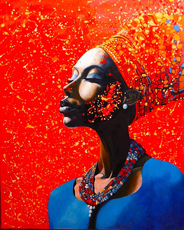Obraz do salonu artysty Jolanta Kitowska pod tytułem Sen o Afryce