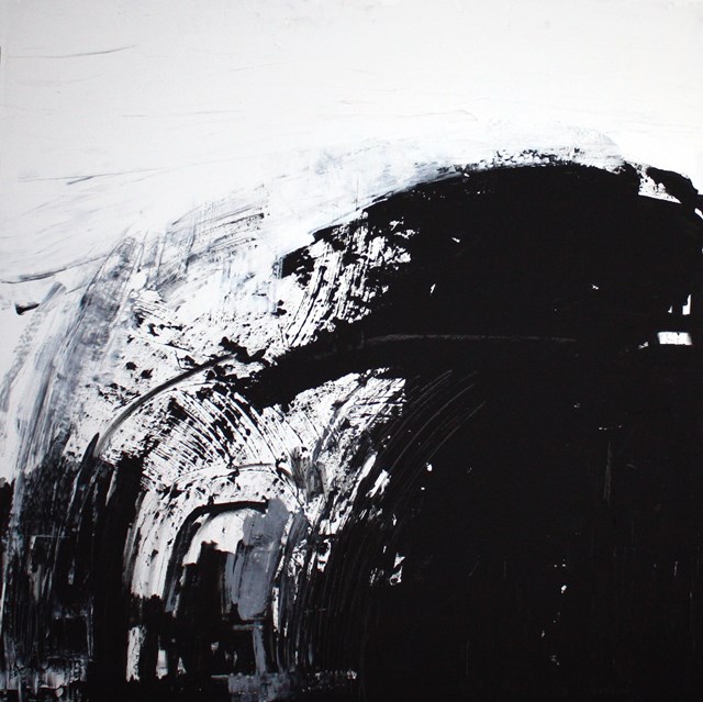 Living room painting by Magdalena Bezat titled Without title