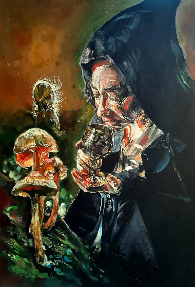 Obraz do salonu artysty Radosław Szatkowski pod tytułem Rytuał natury
