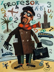 Obraz do salonu artysty Wladislaw Stalmachow pod tytułem Profesor