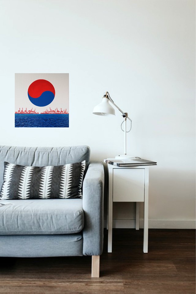 Port koreański  - wizualizacja pracy autora Michał Mroczka
