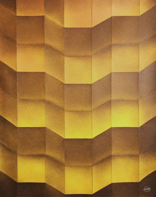 Obraz do salonu artysty Paweł Bienkiewicz pod tytułem Geometry 04
