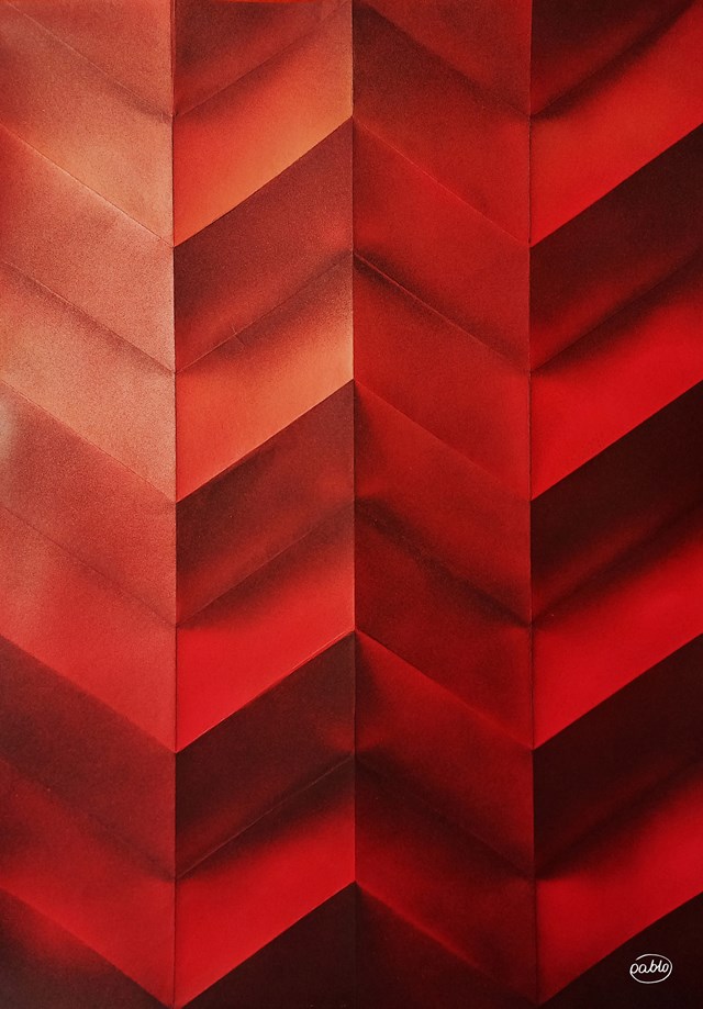 Obraz do salonu artysty Paweł Bienkiewicz pod tytułem Geometry 01