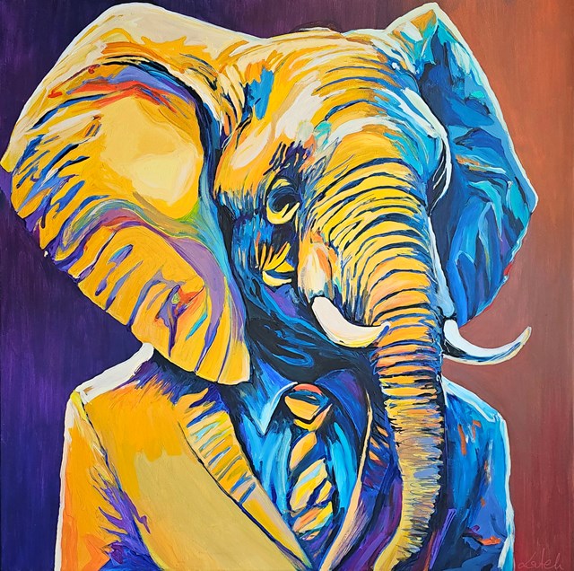 Obraz do salonu artysty Dawid Latek pod tytułem ZŁOTA GODZINA 