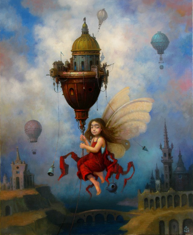 Obraz do salonu artysty Siergiej Malysz pod tytułem Podróż na krańce świata