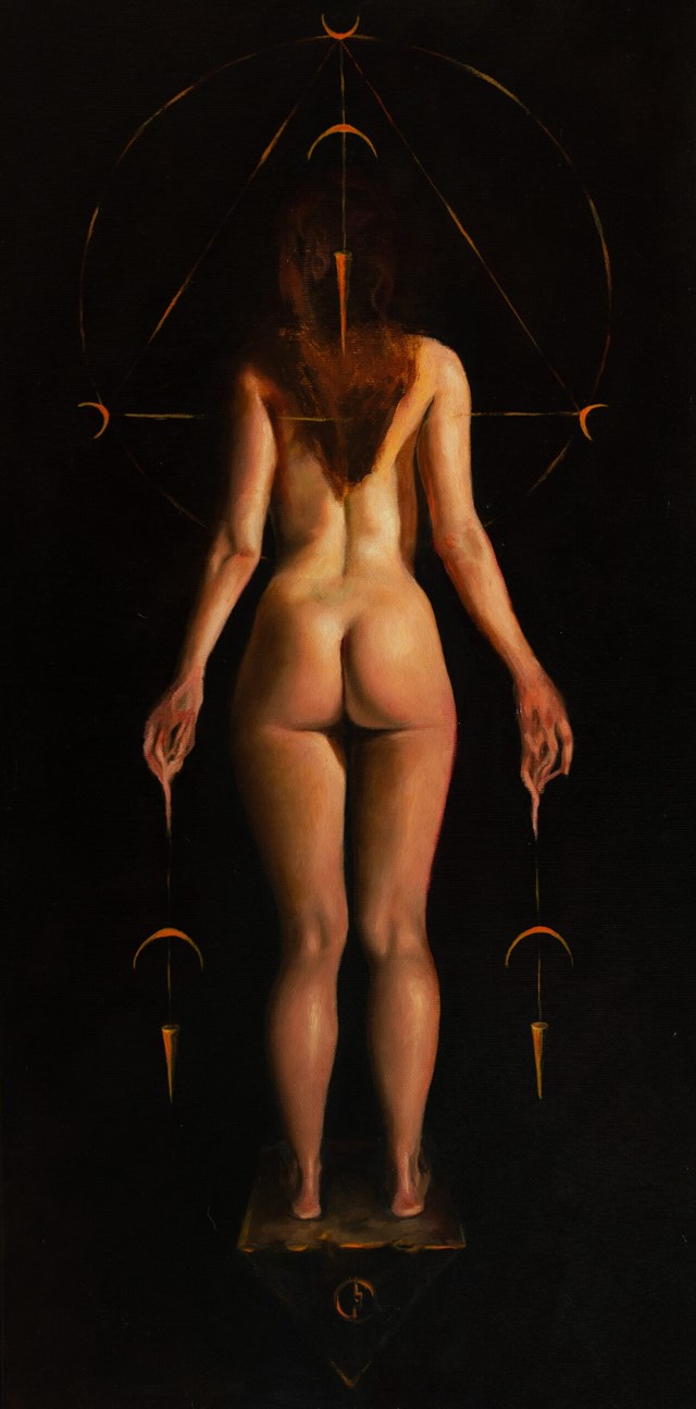 Obraz do salonu artysty KAROLINA OBUCHOWSKA pod tytułem Penetrując nieświadomość