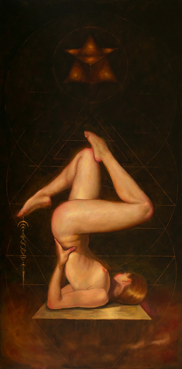 Obraz do salonu artysty KAROLINA OBUCHOWSKA pod tytułem Mer-Ka-Ba
