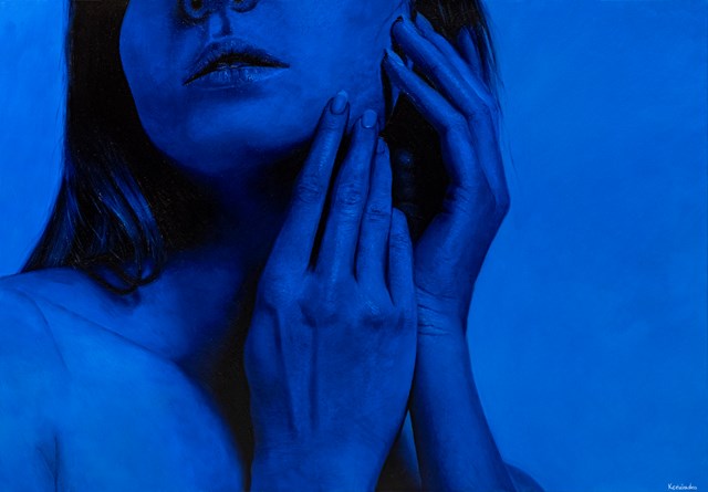 Obraz do salonu artysty Dominika Kędzierska pod tytułem Blue III
