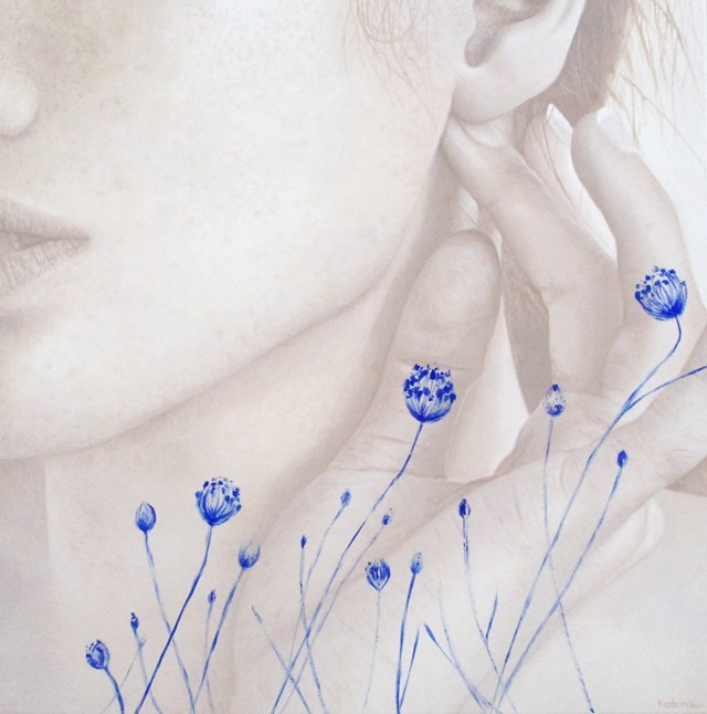 Obraz do salonu artysty Dominika Kędzierska pod tytułem Blue VII
