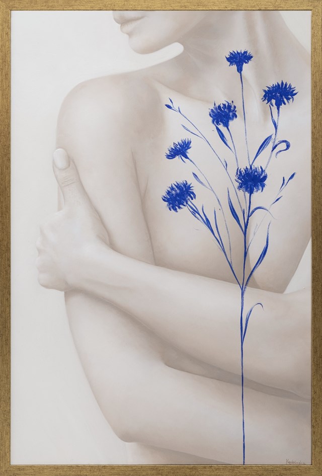 Obraz do salonu artysty Dominika Kędzierska pod tytułem Blue VIII