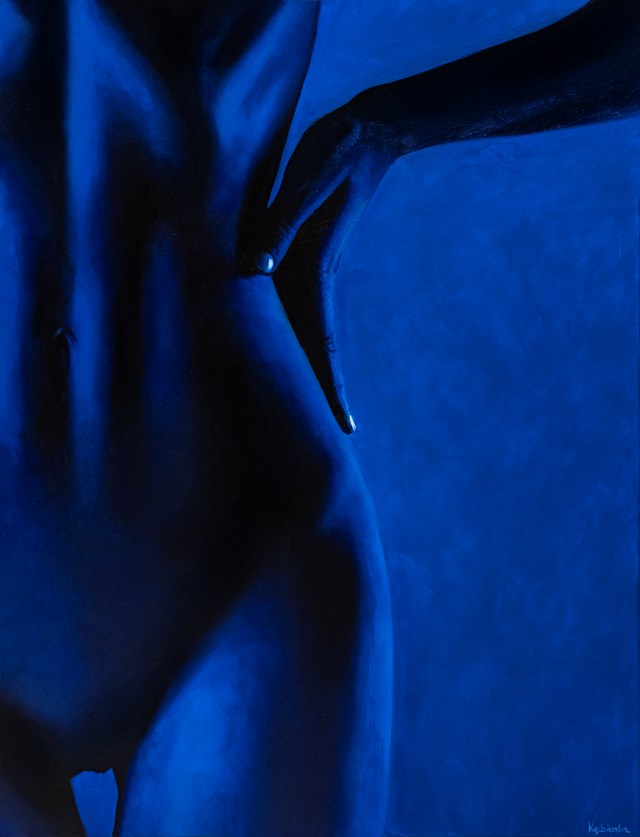 Obraz do salonu artysty Dominika Kędzierska pod tytułem Blue IX