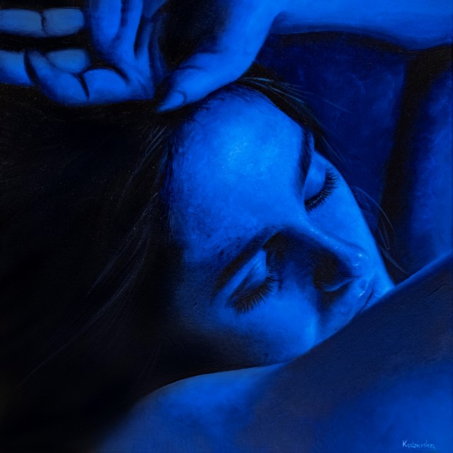 Obraz do salonu artysty Dominika Kędzierska pod tytułem Blue XII