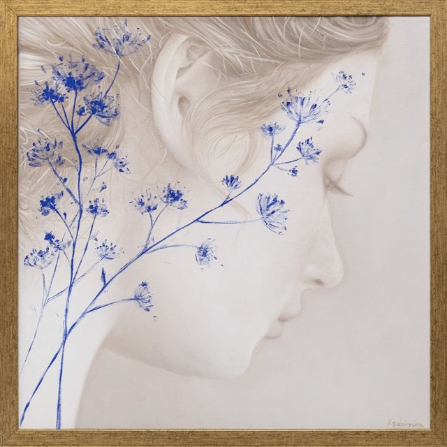 Obraz do salonu artysty Dominika Kędzierska pod tytułem Blue XV