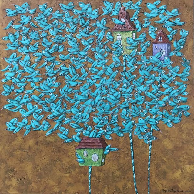 Obraz do salonu artysty Magdalena Rytel-Skorek pod tytułem Drzewo